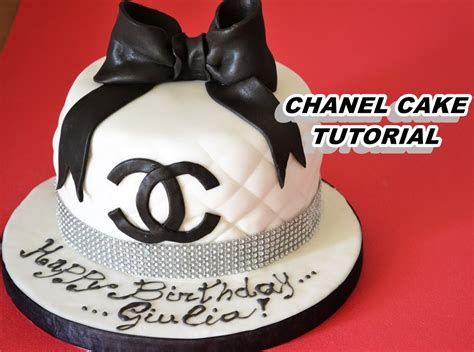 how to make a chanel fondant cake|chanel cake video.